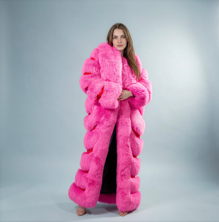 Aspen Arctic Fox Fur Coat