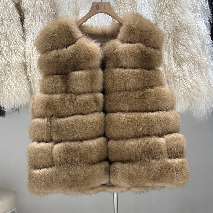 Fox Fur Vest front