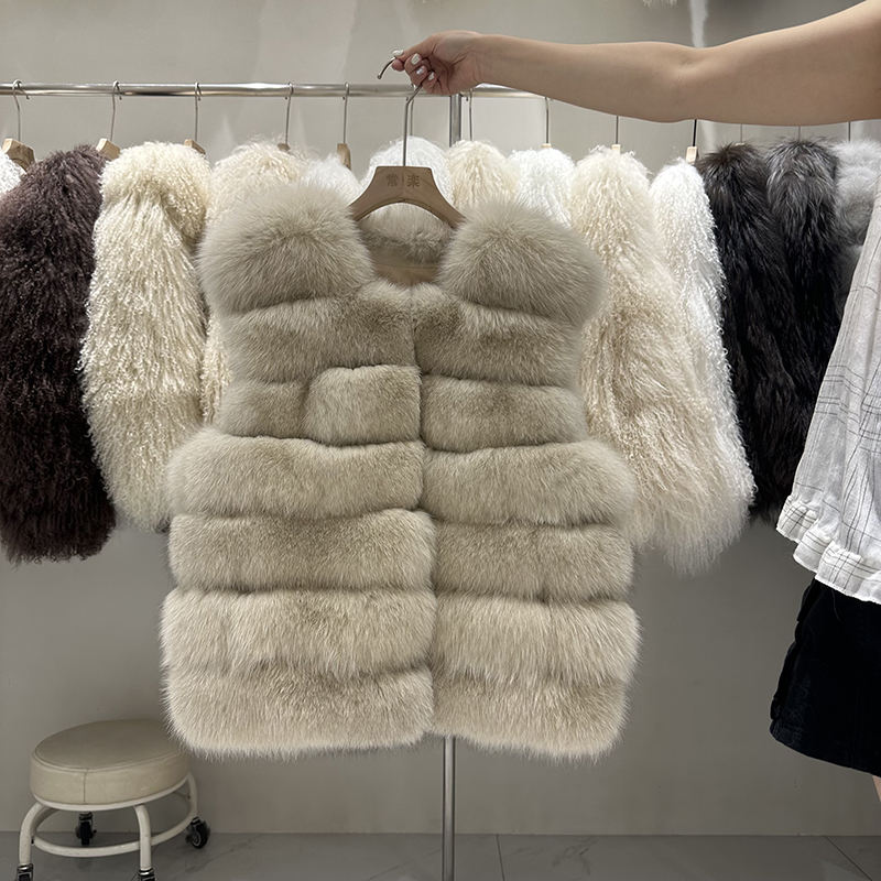 Fox Fur Vest styled