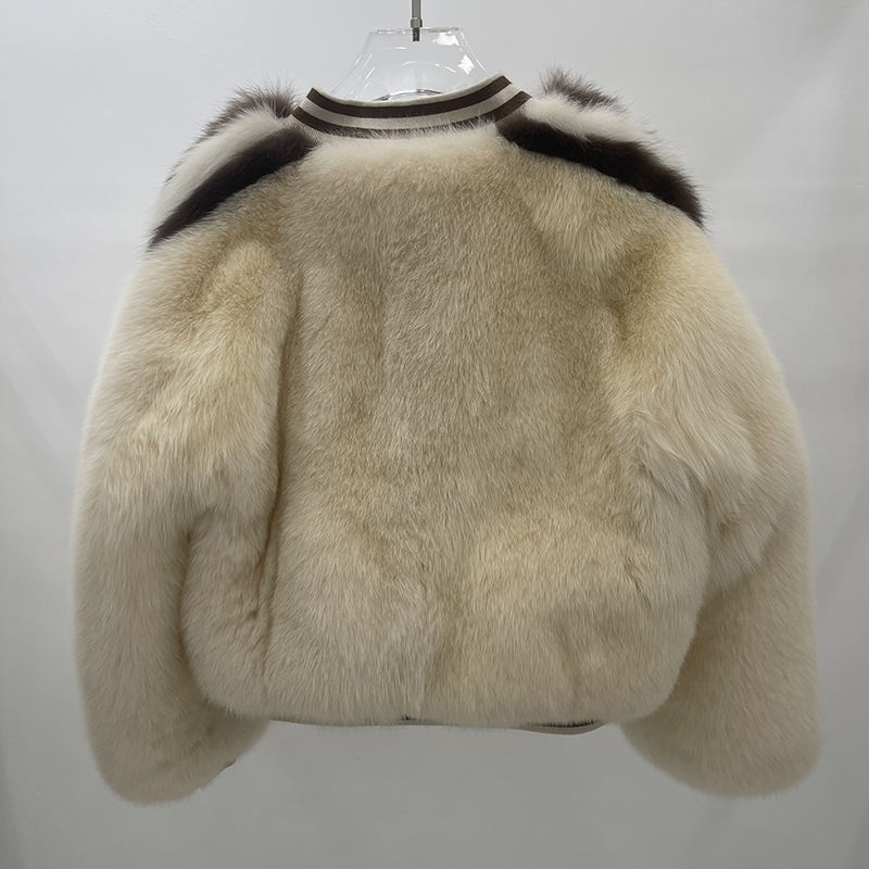 Silver Fox Fur Parka texture