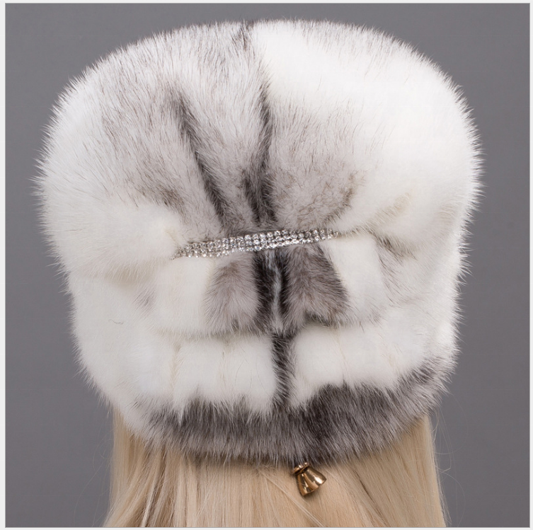 Mink Fur Winter Hat texture