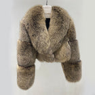Grindelwald Silver Fox Fur Jacket