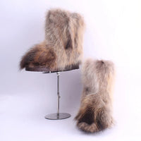Ivalo Raccoon Fur Snow Boots