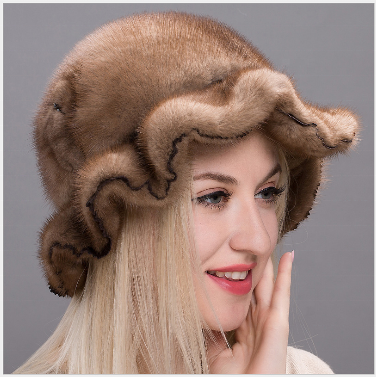 Vintage Beaver Fur Hat texture