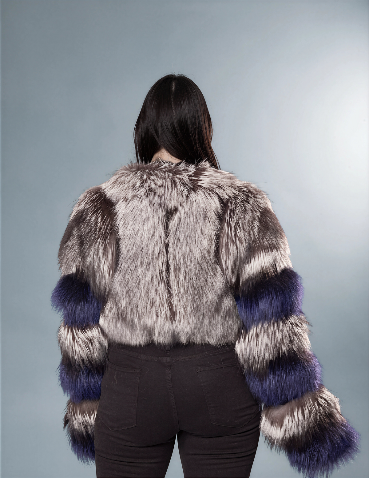 St. Moritz Silver Fox Fur Coat