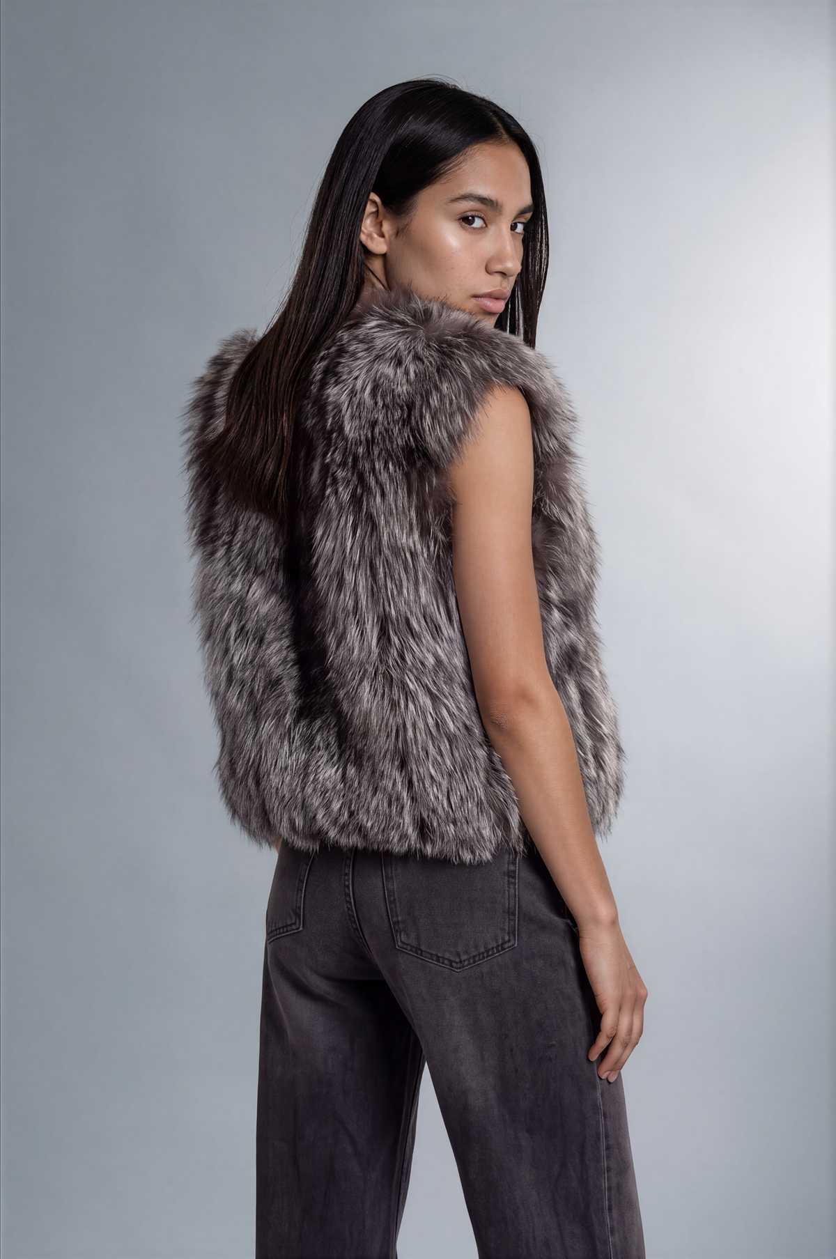 Lucerne Fox Fur Gilet