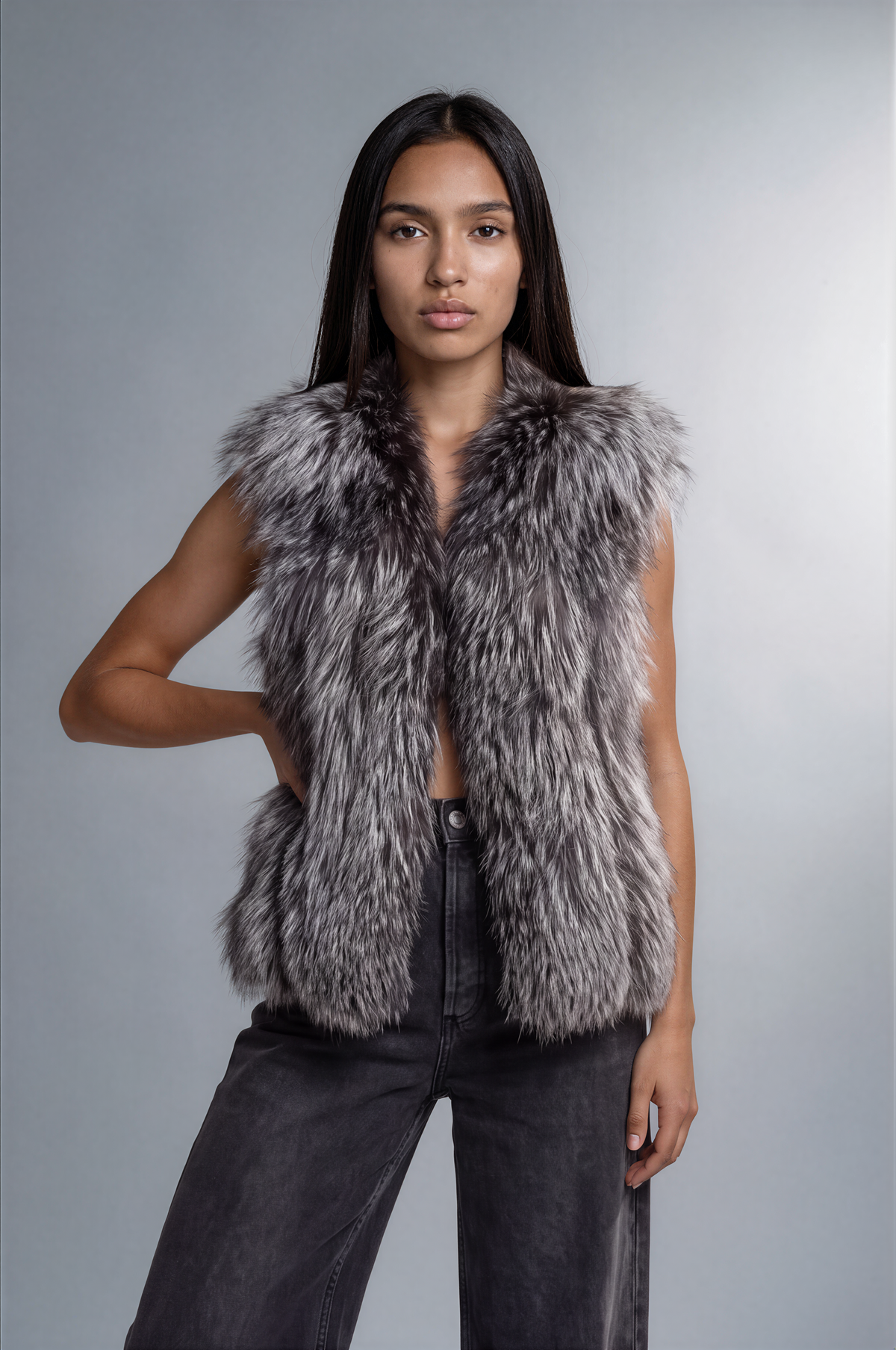 Lucerne Fox Fur Gilet
