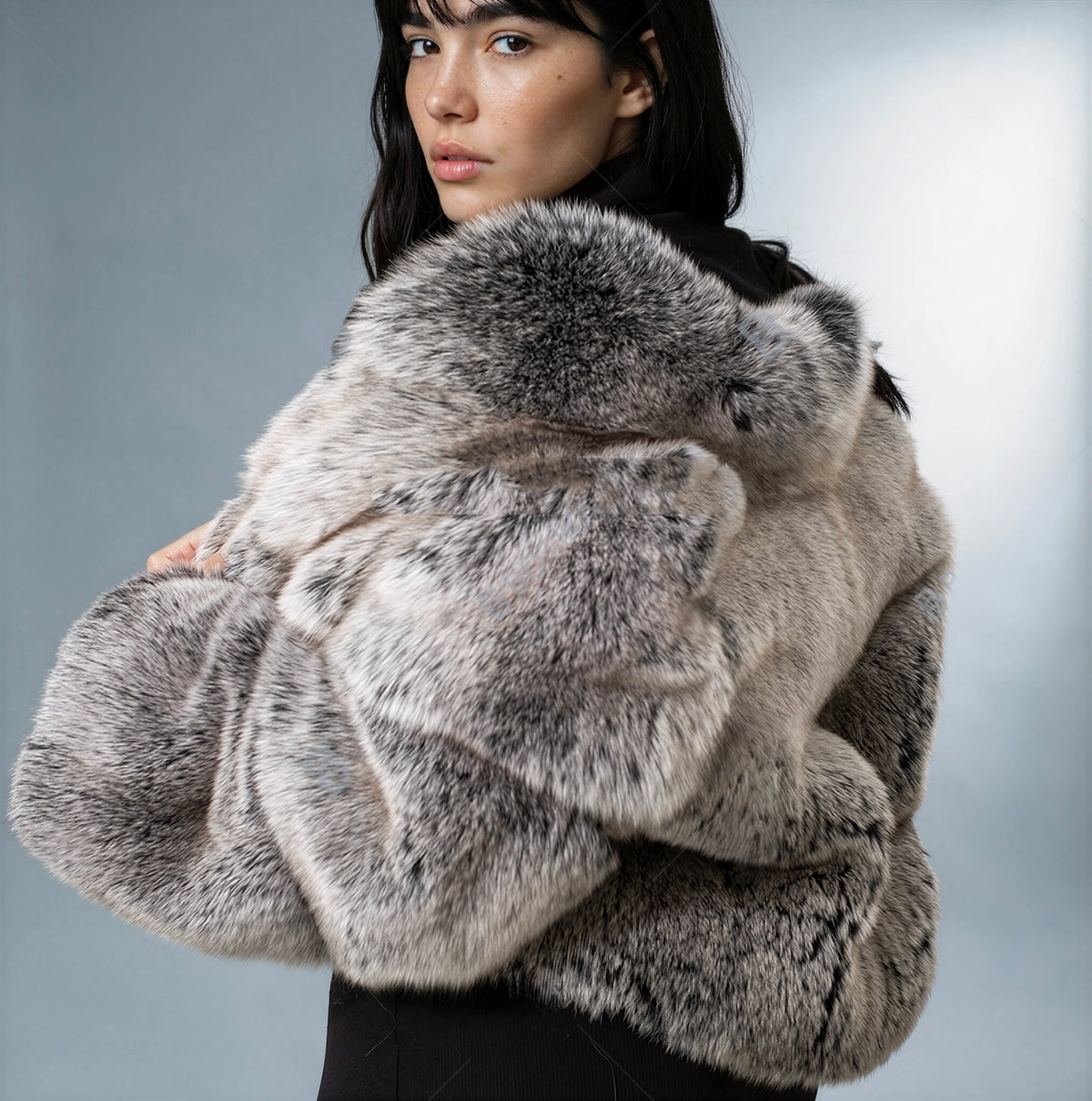 Klosters Fox Fur Coat