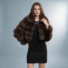 Innsbruck Cropped Fox Fur Jacket