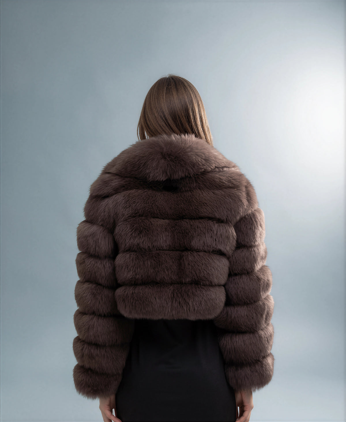 Innsbruck Cropped Fox Fur Jacket