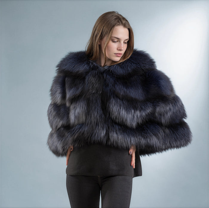 Nordkapp Blue Fox Fur Coat