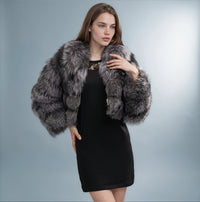 Chamonix Silver Fox Fur Jacket