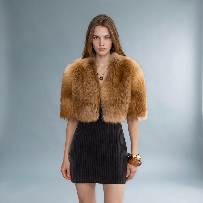 Lech Reversible Fox Fur Overcoat