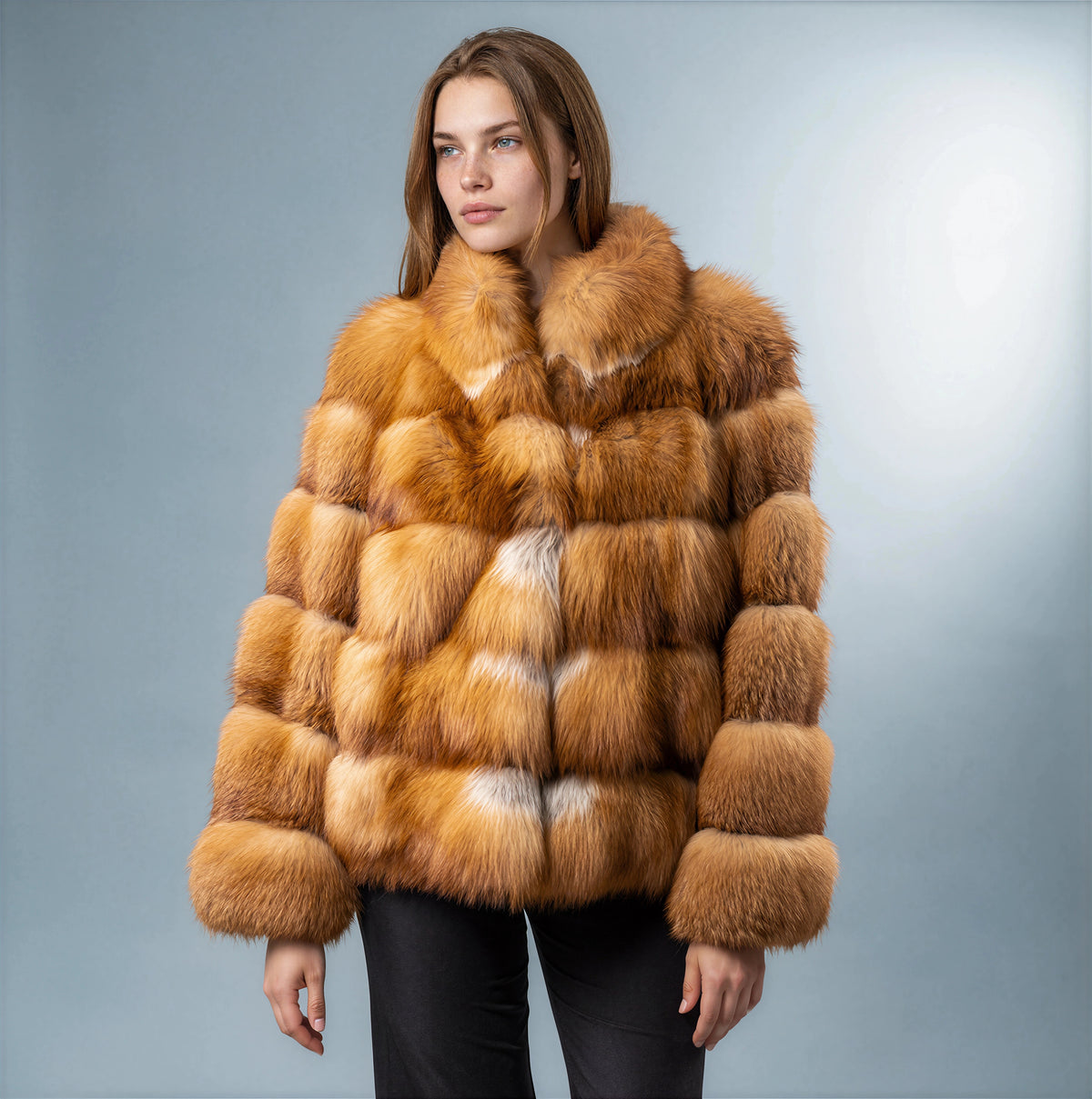 Kiruna Fox Fur Coat