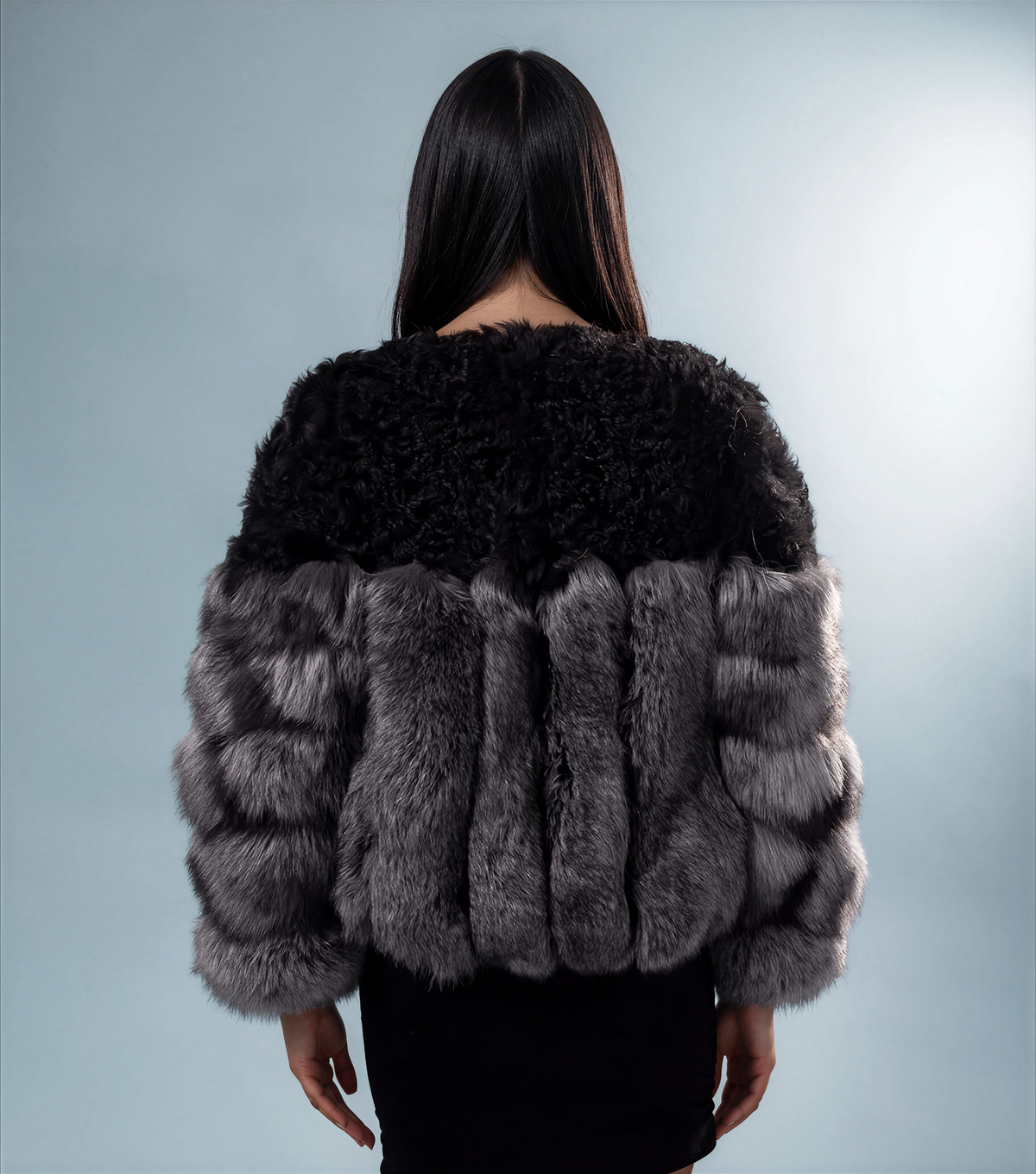 Hammerfest Arctic Fox Fur Poncho Coat