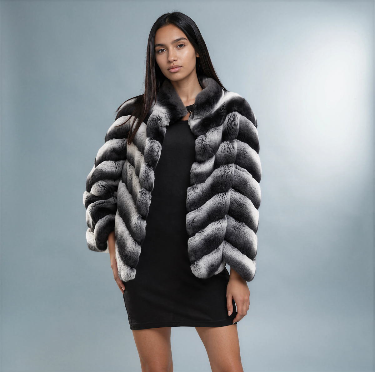 Ruka Rex Rabbit Fur Jacket