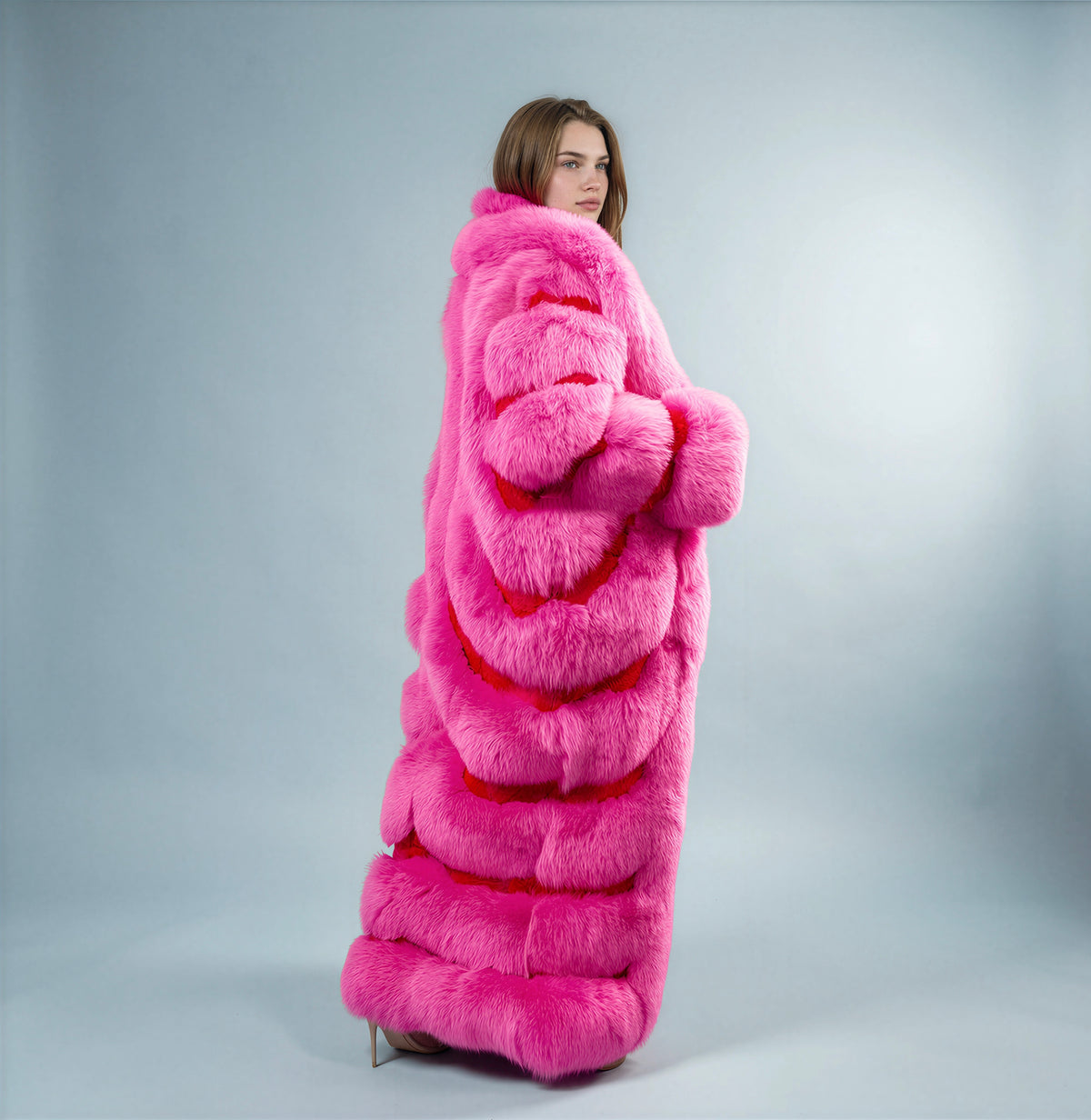 Aspen Arctic Fox Fur Coat